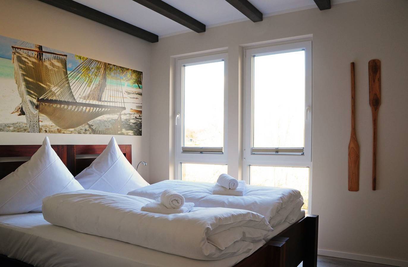 Mit Masterbedroom und Wellnessbad im Haus "Molokai" in Wassersportfreier Strandbetrieb, Südstrand Pelzerhaken