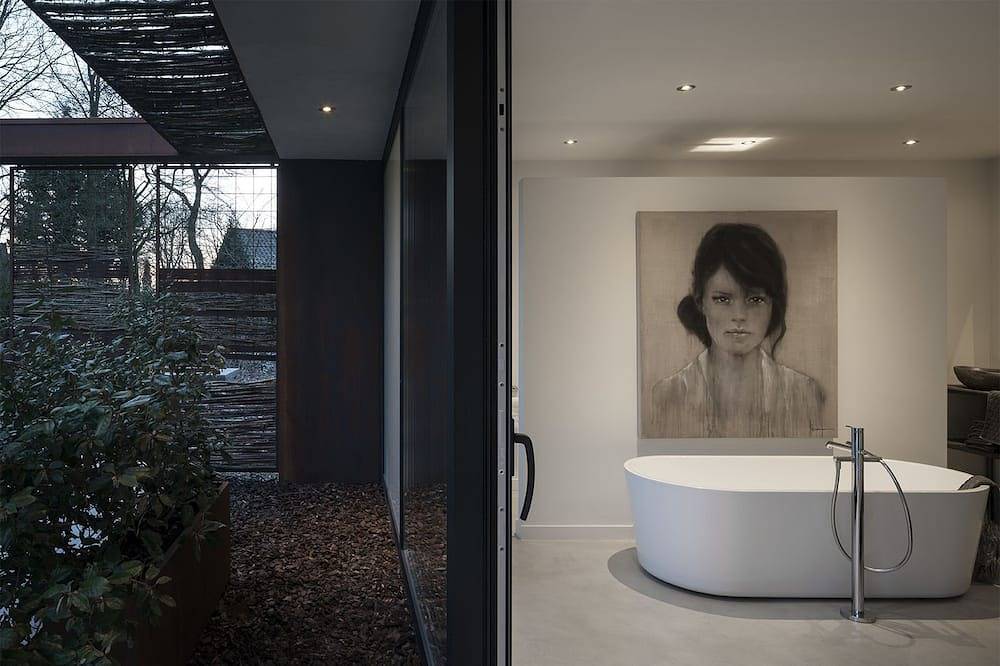Urlaubsvilla mit modernem Interieur auf dem Anwesen Bergvliet, nahe Breda. Golf, Wellness und bourgondisches Gemütlichkeit. in Oosterhout, Nordbrabant