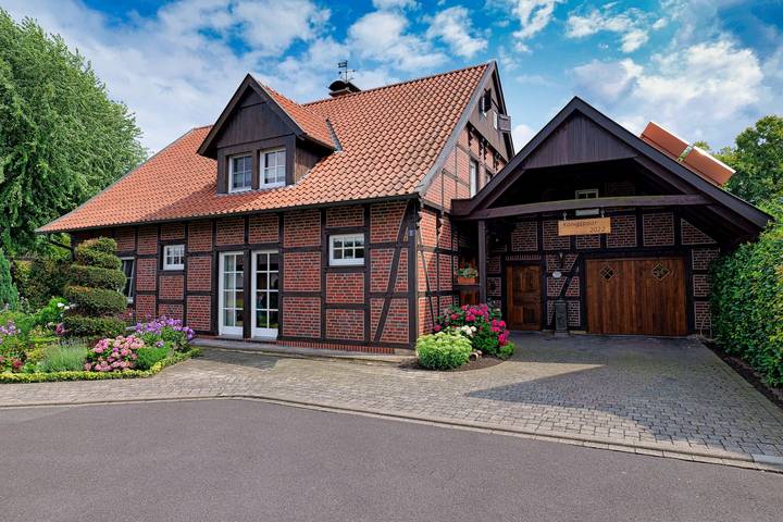 Ferienhaus für 3 Personen, mit Garten und Terrasse, mit Haustier im Münsterland