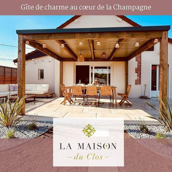 Gîte pour 8 personnes, avec jardin à Vertus - 3