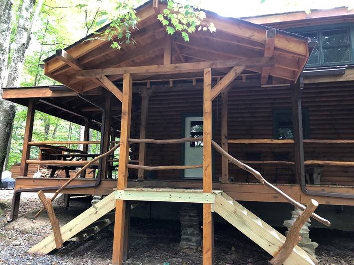 Vacation house for 9 people, with balcony in Seneca Rocks