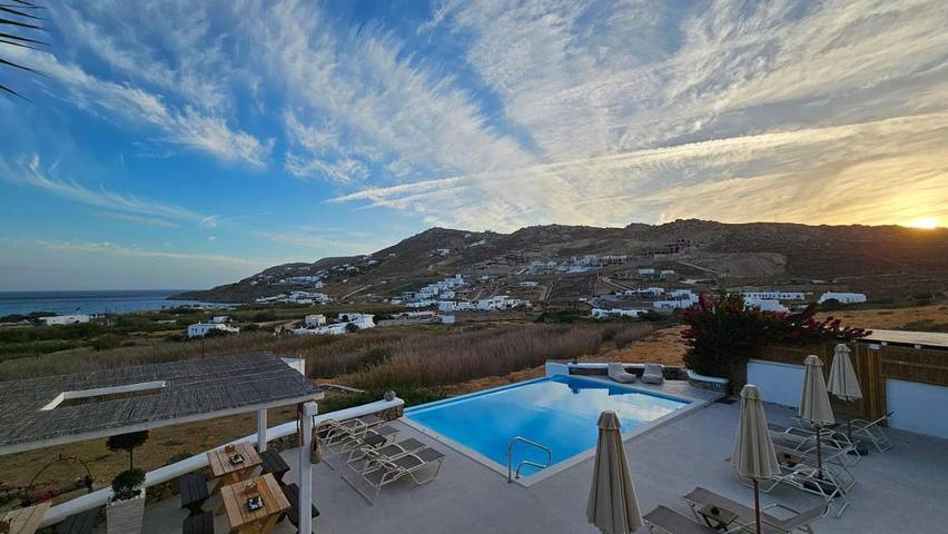 Maison d’hôte pour 4 personnes, avec jardin ainsi que vue et piscine, animaux acceptés dans Mykonos - 4