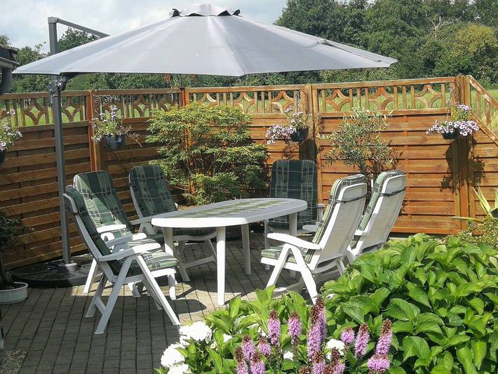 Ferienwohnung für 6 Personen, mit Ausblick und Garten sowie Terrasse, kinderfreundlich in Wischhafen - 4