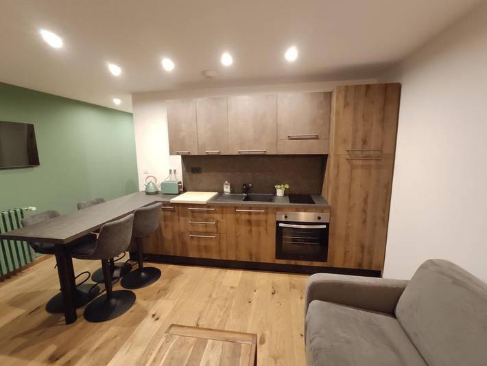 Appartement de vacances pour 2 personnes, avec terrasse ainsi que jardin et vue