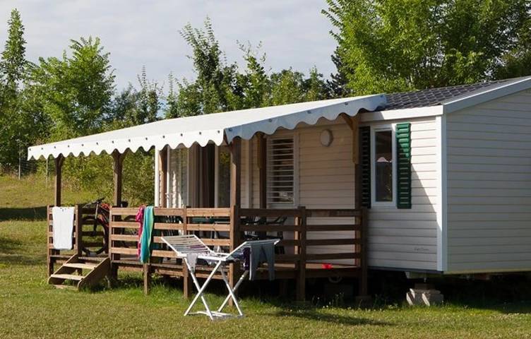 Mobil home pour 6 personnes, avec bassin pour enfant à La Romieu - 3