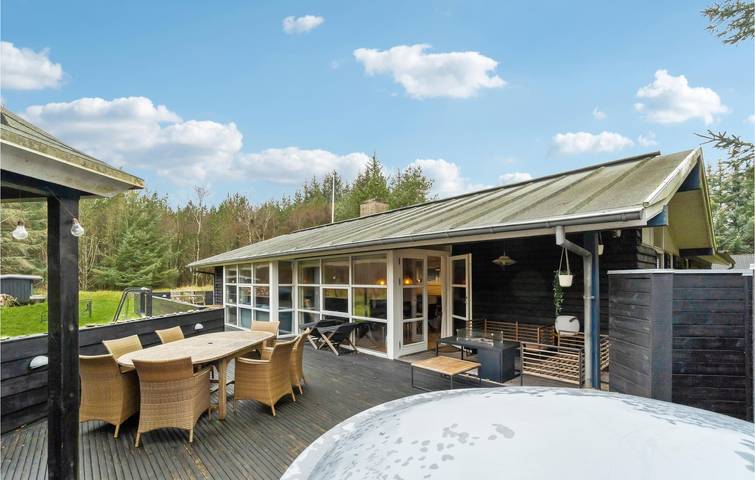 Ferienhaus für 8 Personen, mit Terrasse und Whirlpool sowie Garten und Sauna in Lodskovvad - 4