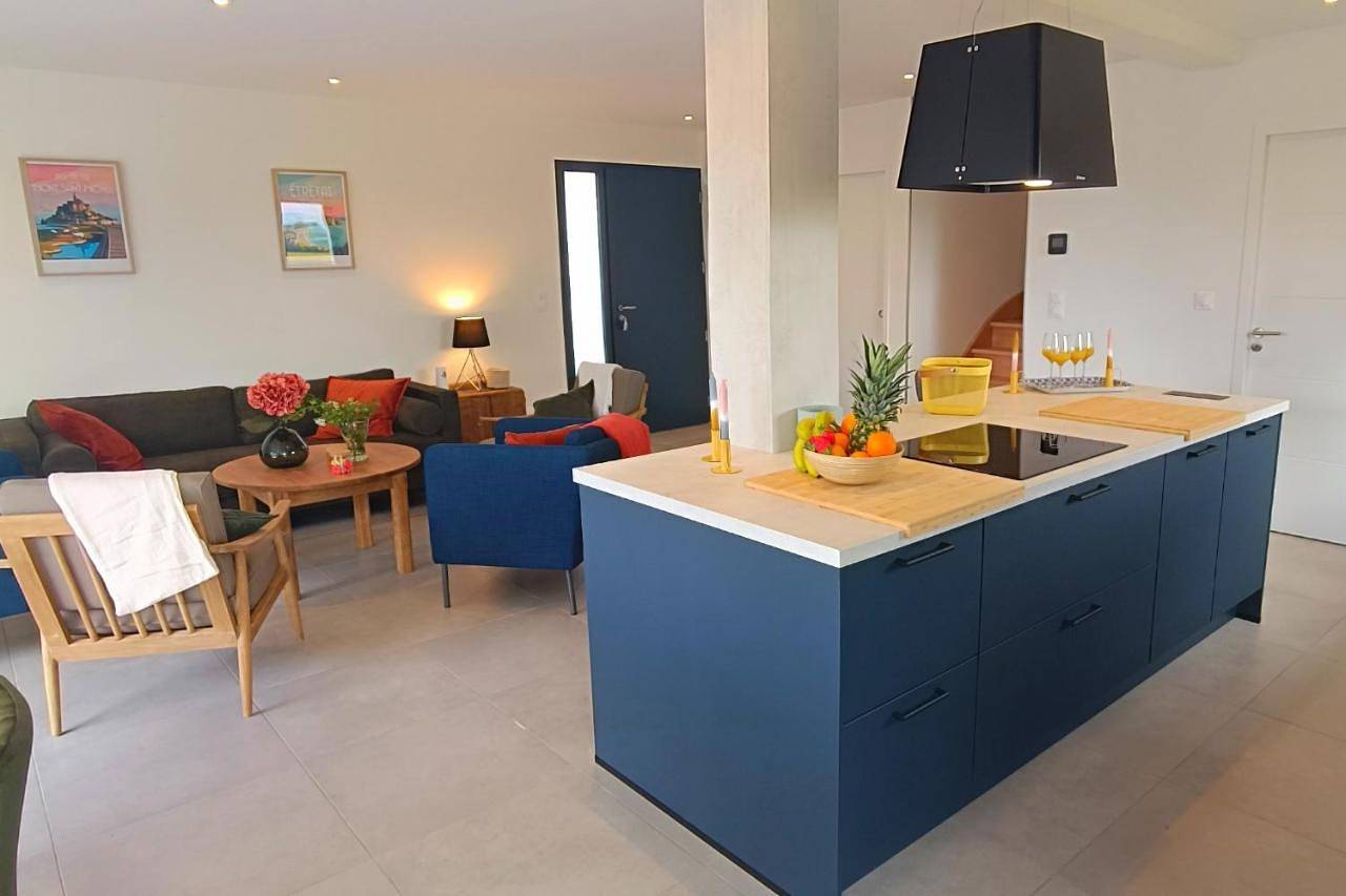 Maison neuve proche plage avec parking gratuit et privé à 5 min du musée de la Batterie de Merville in Gonneville-en-Auge, Caen und Umgebung