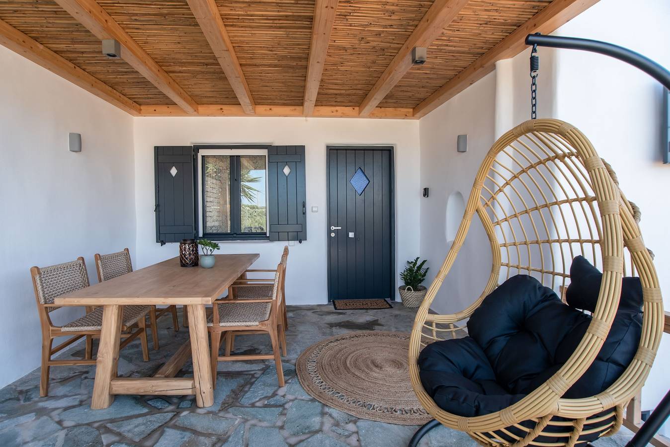 Ferienhaus 'Guest House Emily' mit Bergblick, Wlan und Klimaanlage in Paros