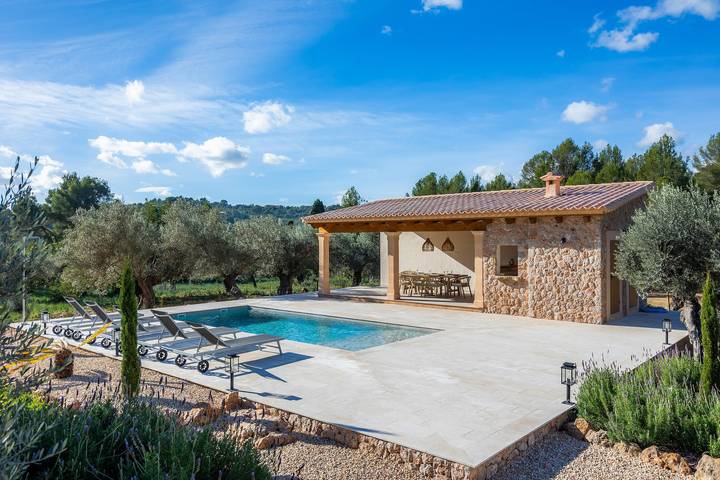 Maison de campagne 'Ca Na Barons' avec vue sur la montagne, Wi-Fi et climatisation in Bunyola, Majorque de l'Ouest