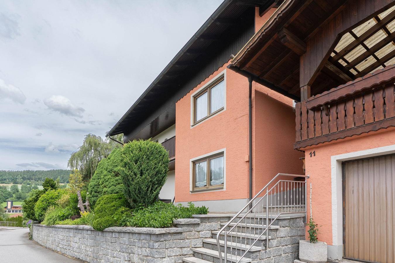 Ganze Wohnung, Ferienhaus "Fanny" - Ferienwohnung Sepp mit kostenfreiem Wlan und Balkon in Lam, Ostbayern
