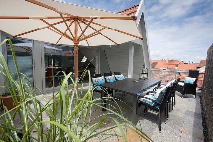 Ferienwohnung für 6 Personen, mit Balkon und Terrasse in Füssen