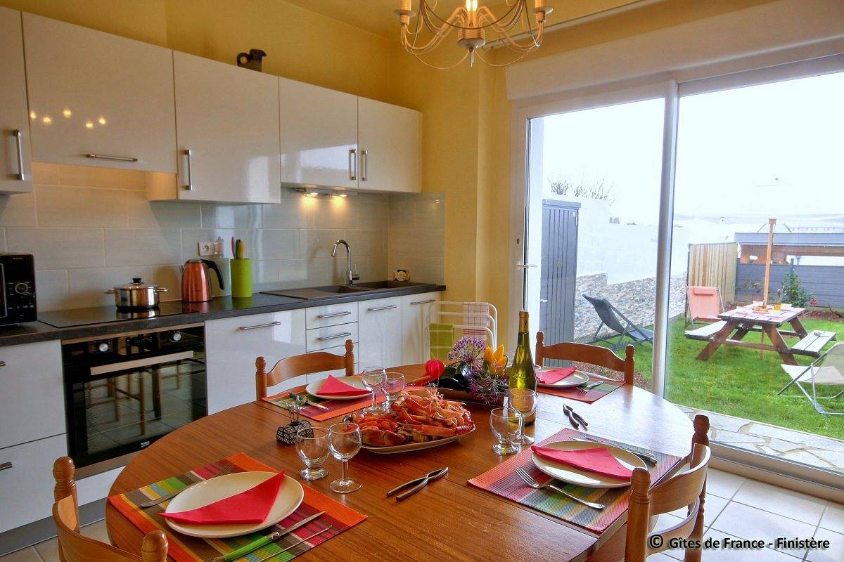 Gîte für 6 Personen mit Terrasse in Concarneau, Côte de Cornouaille