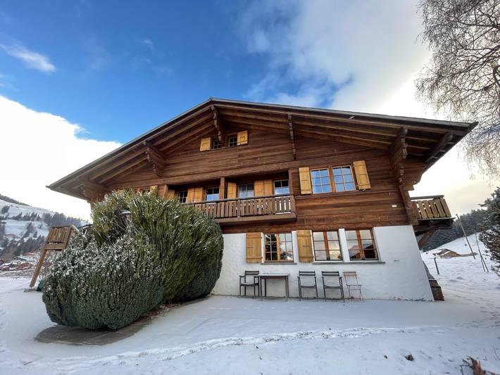 Chalet pour 4 personnes, avec balcon à Saanen - 3