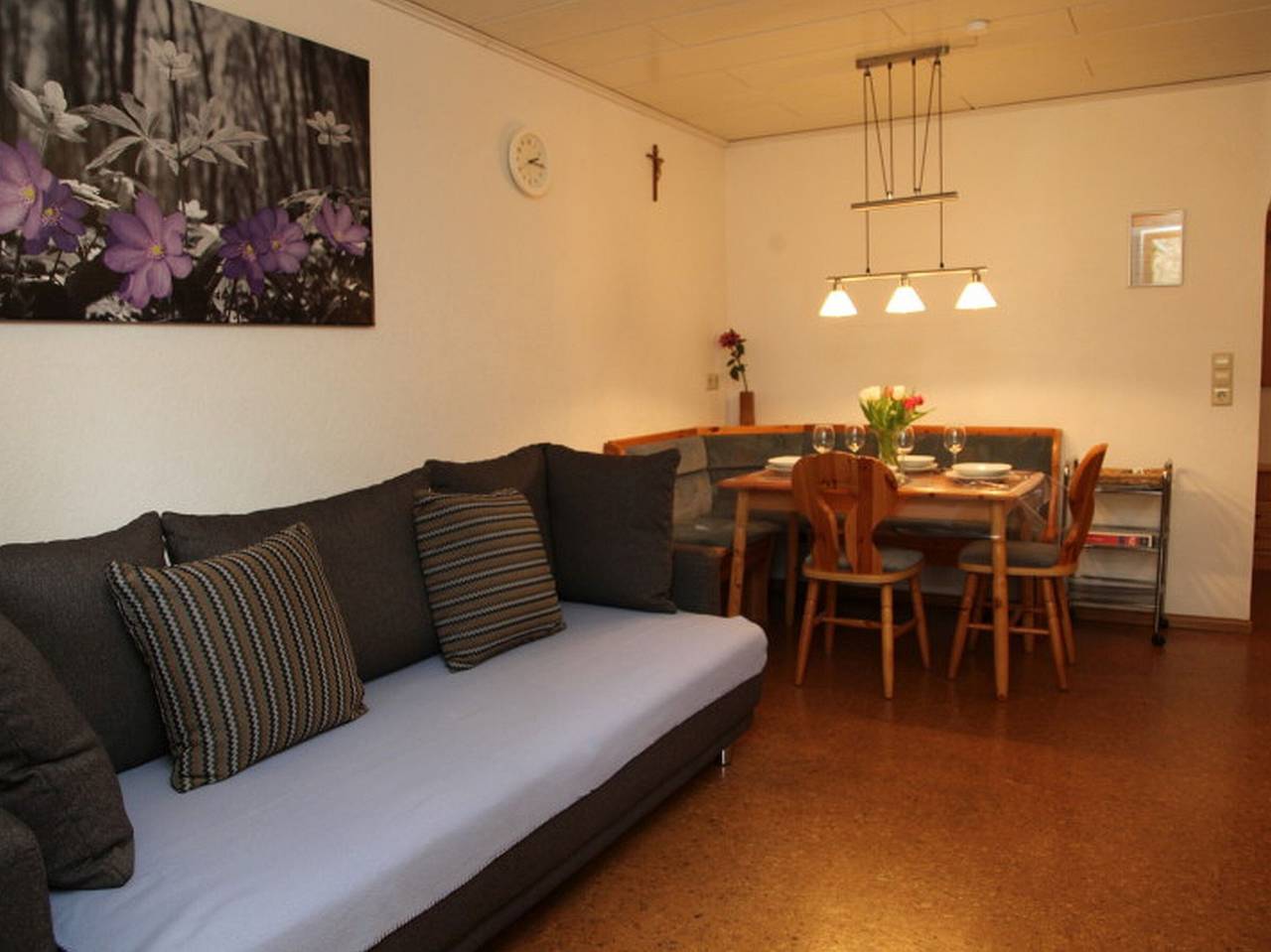 Ganze Wohnung, Ferienwohnung 'Ferienwohnung Schwalbennest' mit Bergblick, Balkon und Wi-Fi in Mühlenbach, Mittlerer Schwarzwald