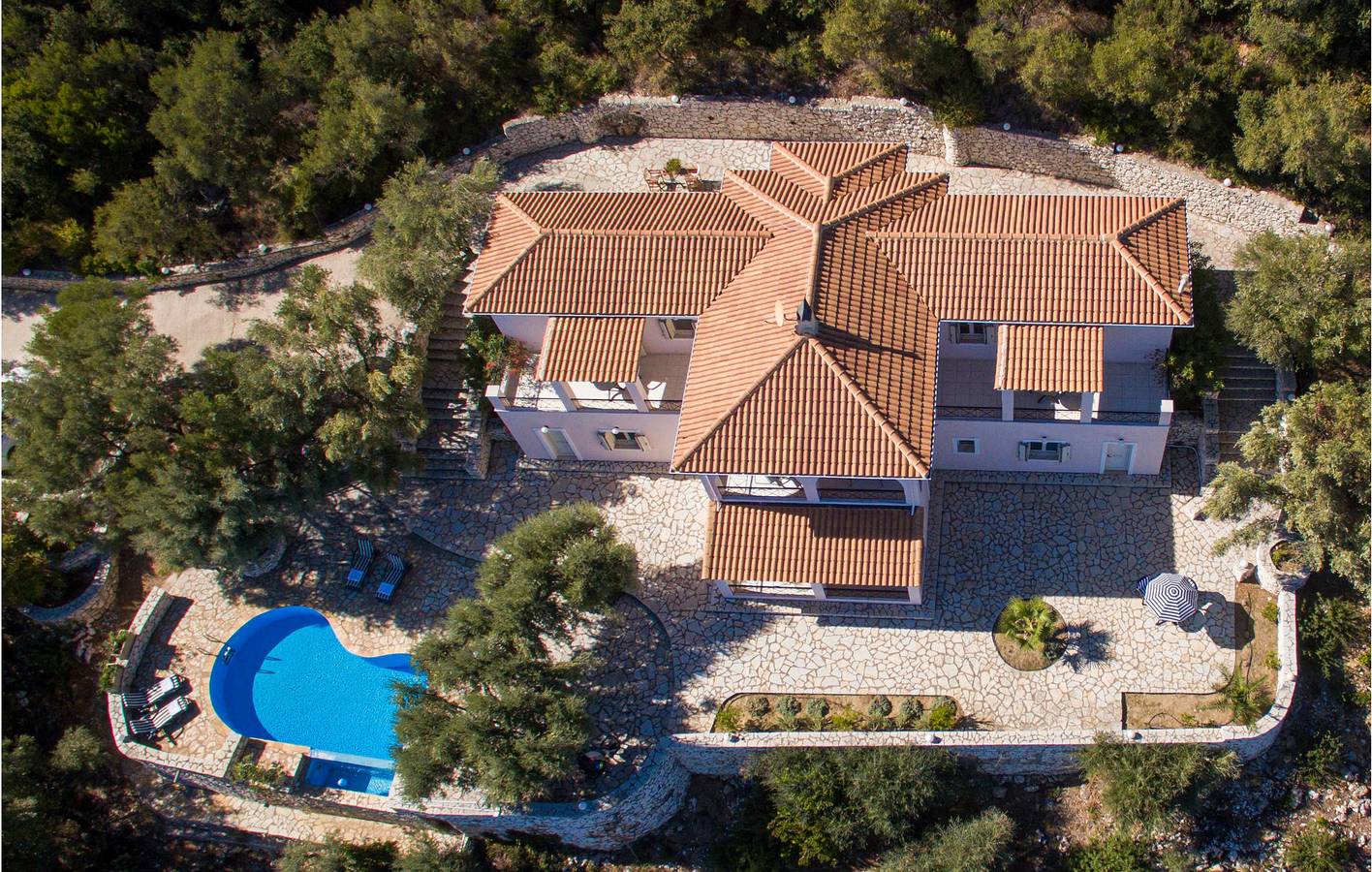 Κατοικία διακοπών για 10 άτομα με πισίνα in Σύβοτα (Λευκάδα), Ελλάδα