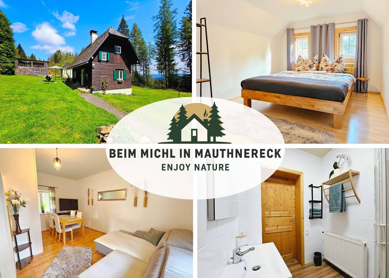 Hütte 'Beim Michl' mit Bergblick, privater Terrasse und Wi-Fi in Eibiswald, Steirerland