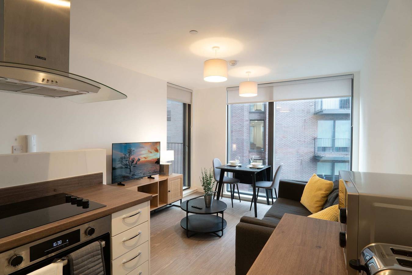 Appartement entier, Bright 1 Bed Apartment in Manchester w Balcony in Grand Manchester