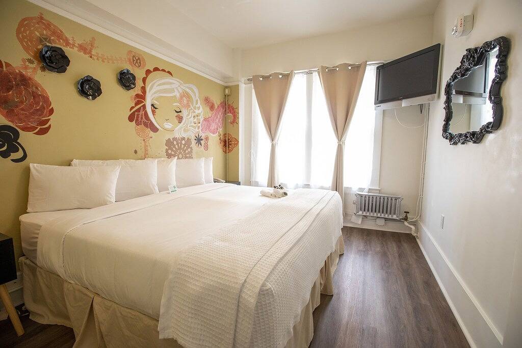 Economy-Queen-Gemeinsames Badezimmer in San Francisco, Nordkalifornien