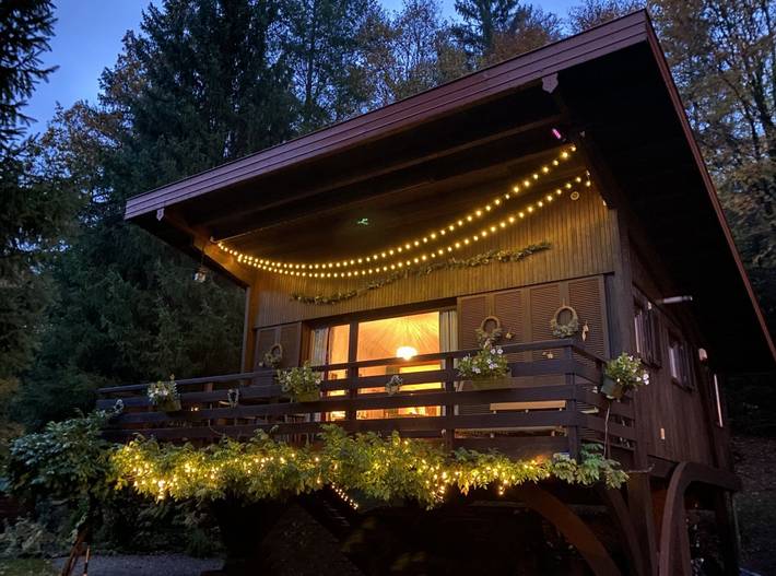 Chalet pour 4 personnes, avec jardin et terrasse