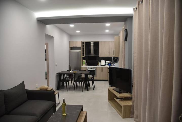 Ferienwohnung für 4 Personen, mit Balkon und Terrasse sowie Garten und Ausblick