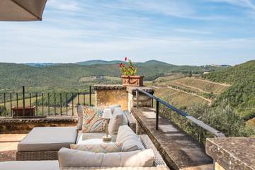 Villa per 8 Persone in Vertine, Gaiole in Chianti, Foto 4