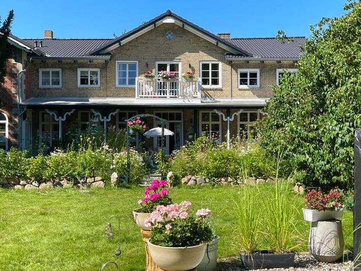 Ferienwohnung für 6 Personen, mit Garten und Ausblick