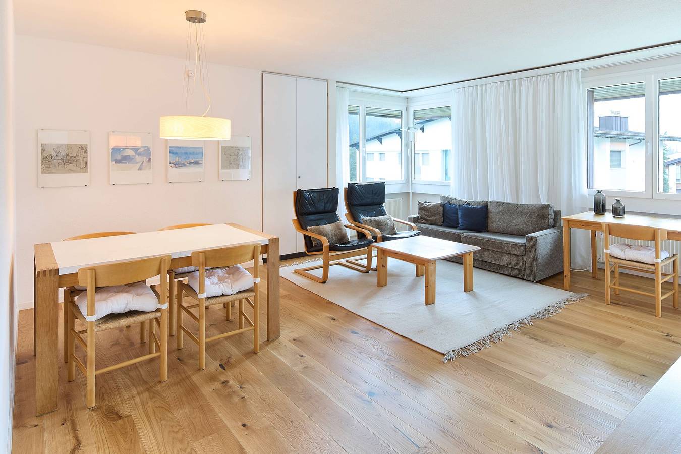Apartamento vacacional entero, Casa Sulom - 3 Zimmerwohnung Casa Sulom - 1 in Laax - Murschetg, Laax