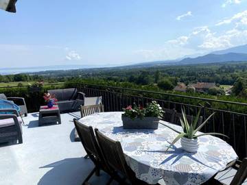 Maison de vacances pour 8 personnes, avec terrasse et vue, animaux acceptés à Sciez