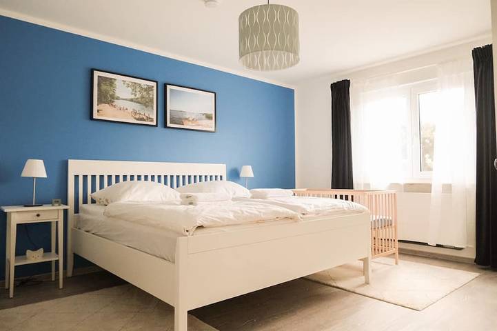 Ganze Wohnung, Haus Hummel | Ferienwohnung Anne I 300 m zum See | Großer Garten | barrierefrei in Neu-Seeland, Lausitzer Seenland