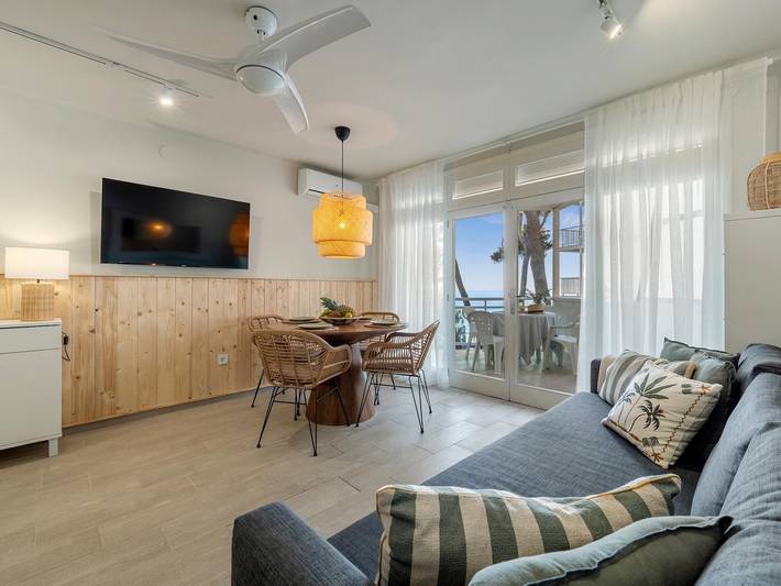 Appartement de vacances pour 4 personnes, avec vue sur l’océan et balcon à Salou