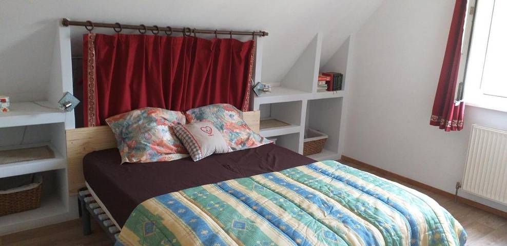 Appartement de vacances pour 4 personnes, avec Terrasse ainsi que Jardin et Vue