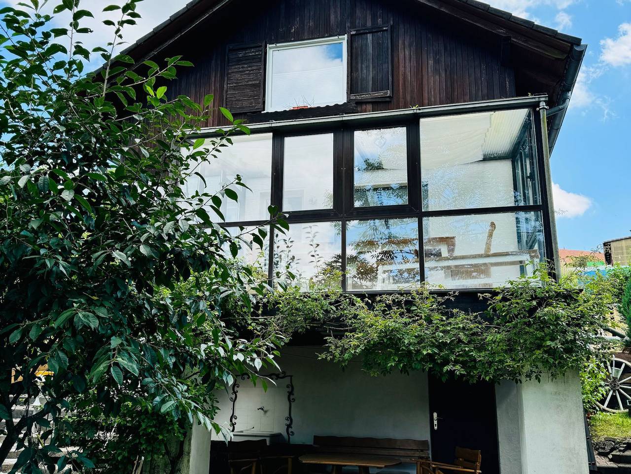 Ferienhaus Marienblick - Fh Marienblick, 8 Erw. +1K bis 2J., 2 Terassen+1Wintergarten, Hunde willkommen in Marienhagen, Vöhl