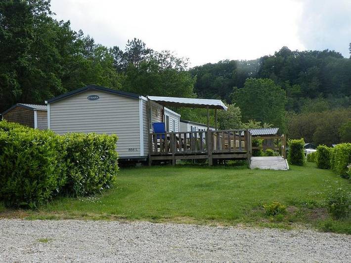 Mobil home pour 4 personnes, avec terrasse et balcon/terrasse, adapté aux familles à Le Buisson-de-Cadouin - 3