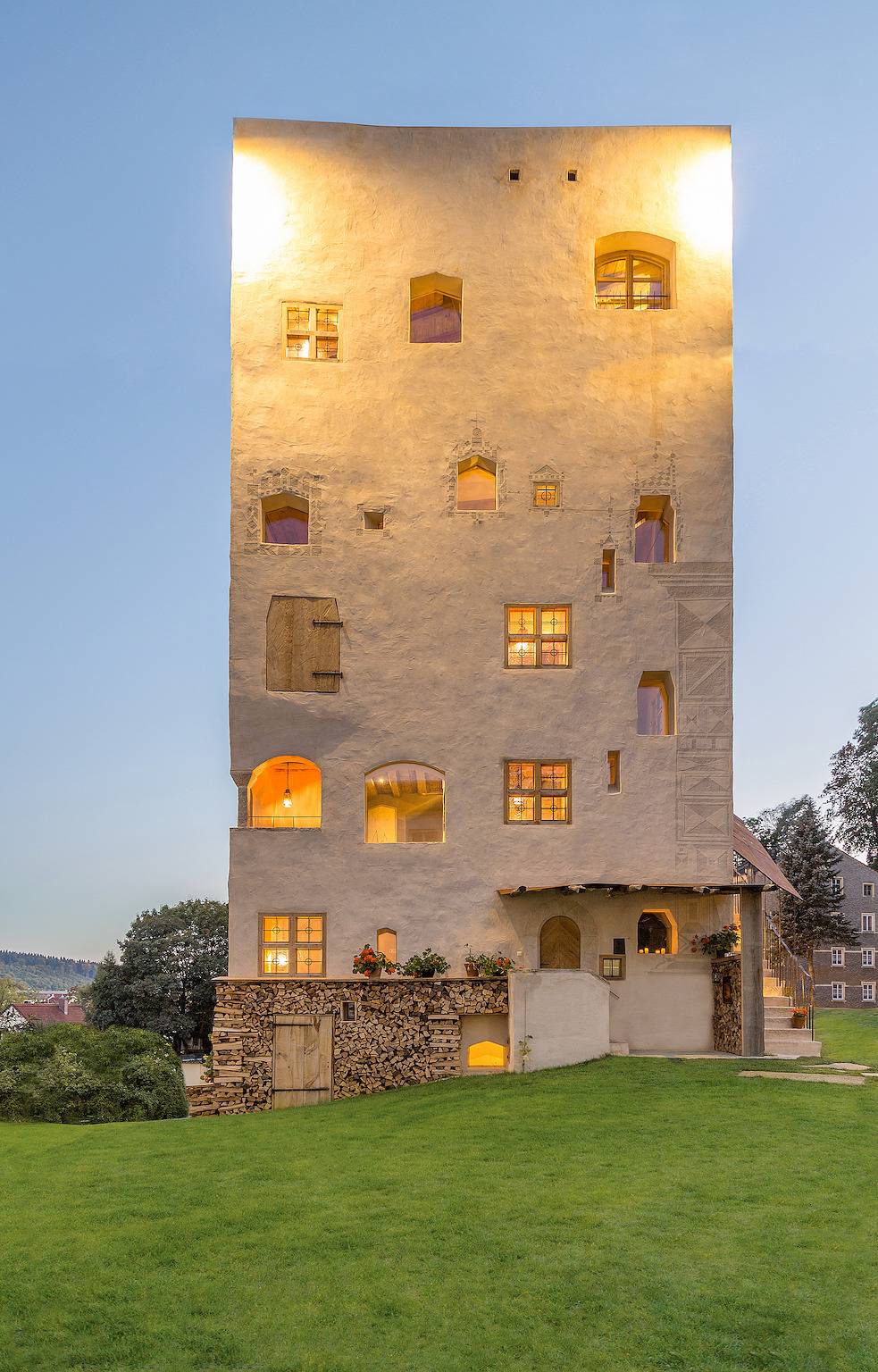 Ganze Ferienwohnung, Grafenstubn im Turm zu Schloss Schedling in Trostberg, Landkreis Traunstein