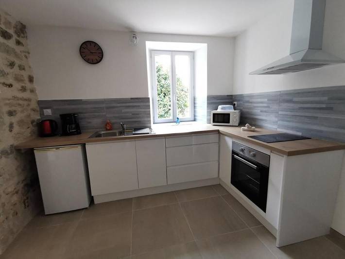 Appartement de vacances pour 4 personnes, avec jardin
