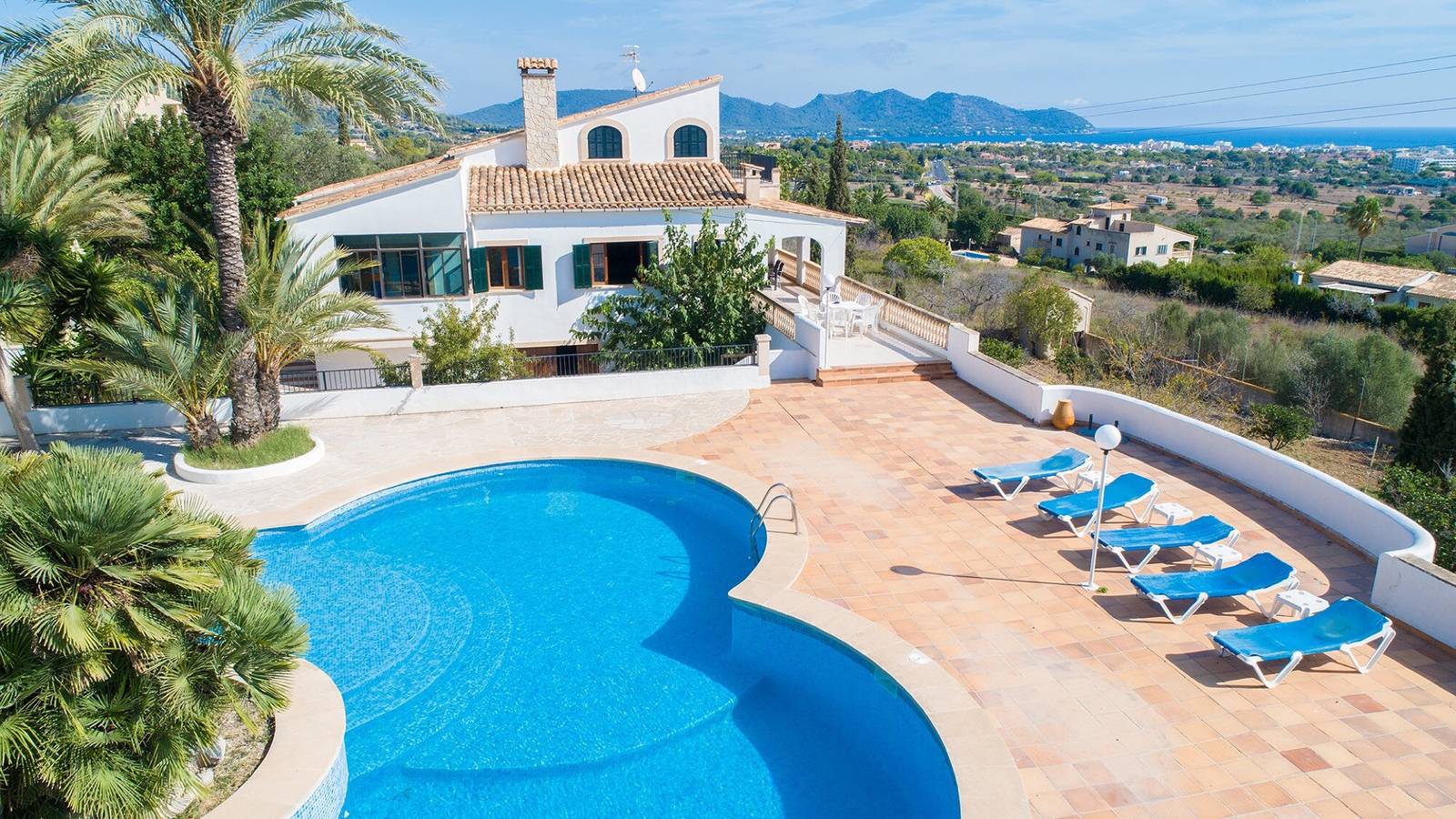 Finca 'Na Penyal Ref 246' mit Meerblick, Privatem Pool und Wlan in Son Moro, Sant Llorenç des Cardassar