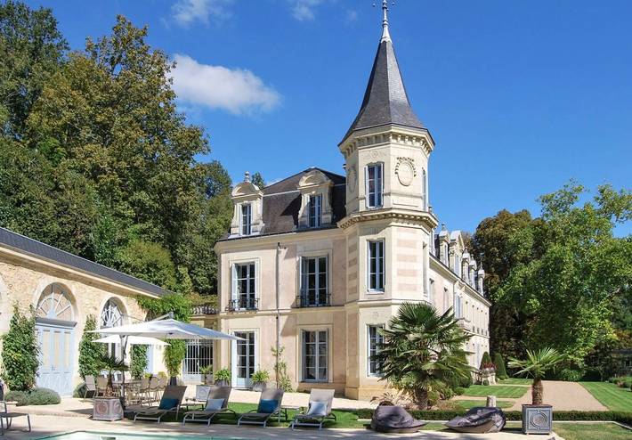 Castello per 15 persone, con Terrazza e Giardino nonché Piscina nella Valle della Loira