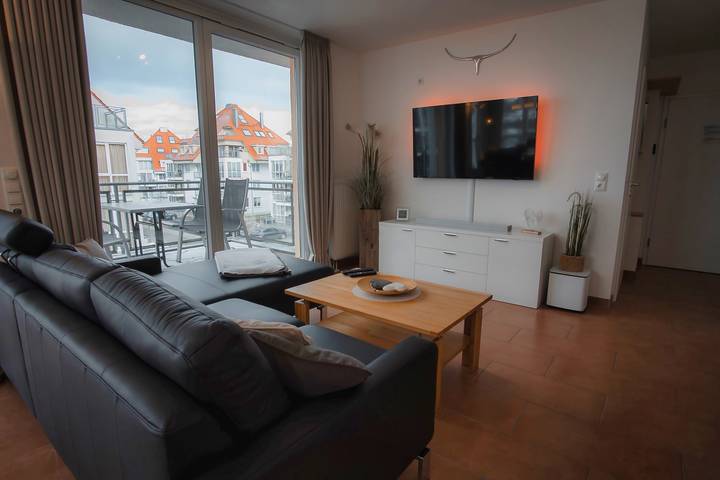 Ferienwohnung für 4 Personen, mit Balkon und Terrasse sowie Sauna in Großenbrode