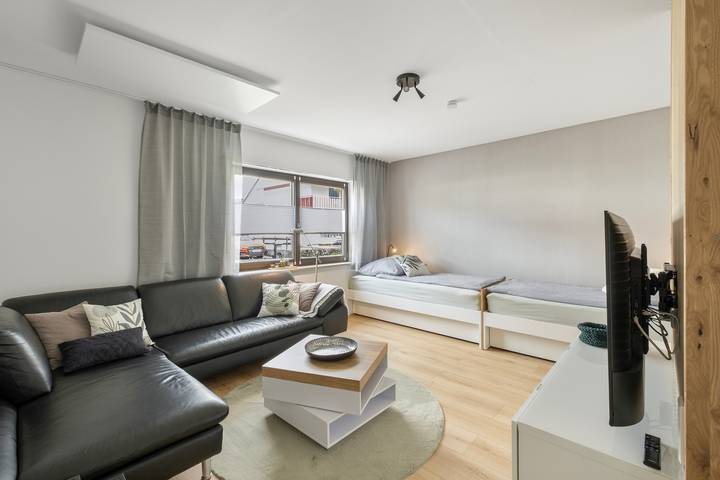 Hel lägenhet, Apartment 'Main Ferienwohnung Erlabrunn' with Private Garden and Parking in Erlabrunn, Franconian Wine Country