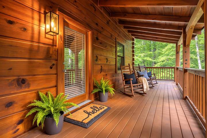 Lodge for 10 people, with terrace in Great Smoky Mountains National Park