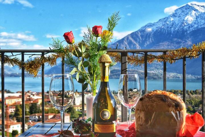 Gîte pour 2 personnes, avec vue sur le lac ainsi que balcon et vue à San Gregorio - 4