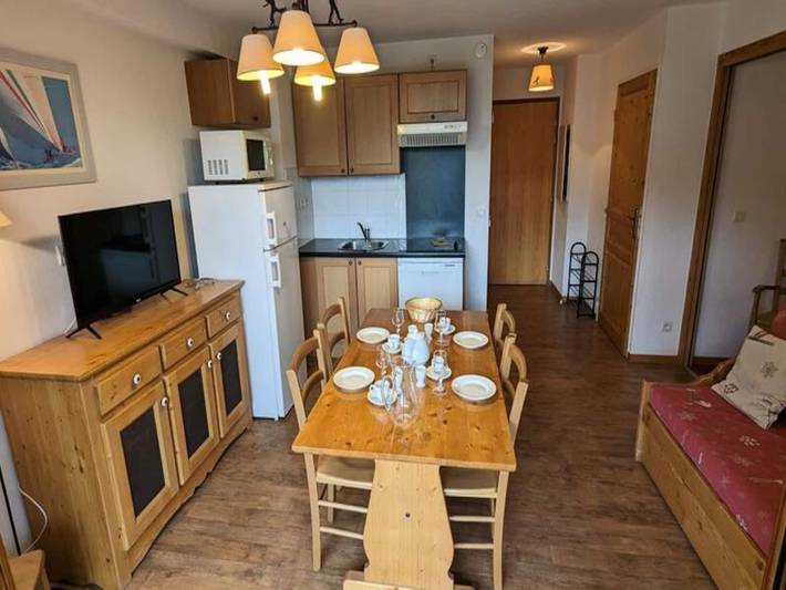 Chalet pour 6 personnes, avec balcon, adapté aux familles à Orcières