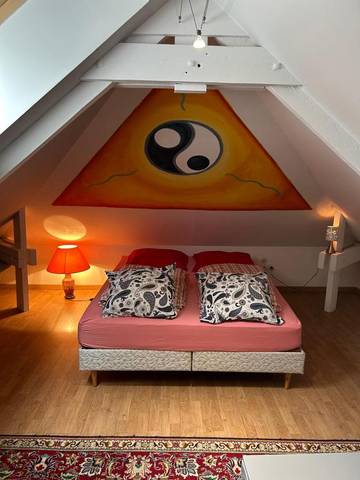 Maison d’hôte pour 3 personnes, avec sauna ainsi que jardin et vue, animaux acceptés à Étaples