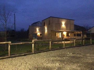 Chalet pour 4 personnes, avec jardin et vue dans la Sarthe