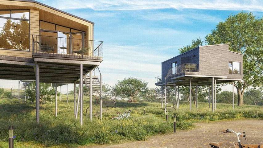 Ferienhaus für 4 Personen, mit Garten und Balkon sowie Sauna in Wangels