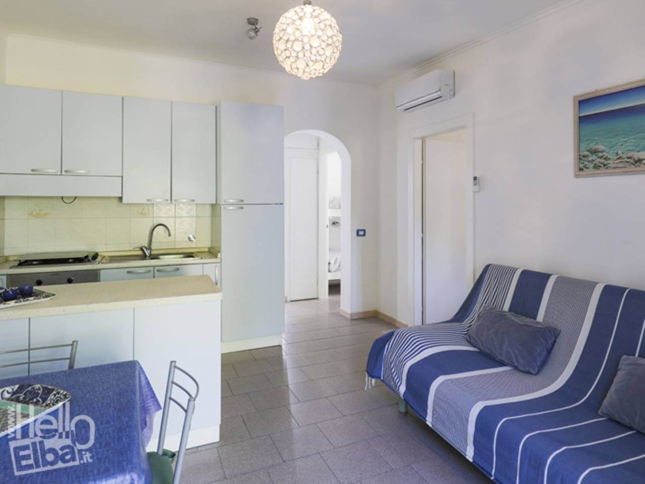 Appartamento intero, Appartamento vacanze per 4 persone con giardino in Biodola, Parco Nazionale Arcipelago Toscano