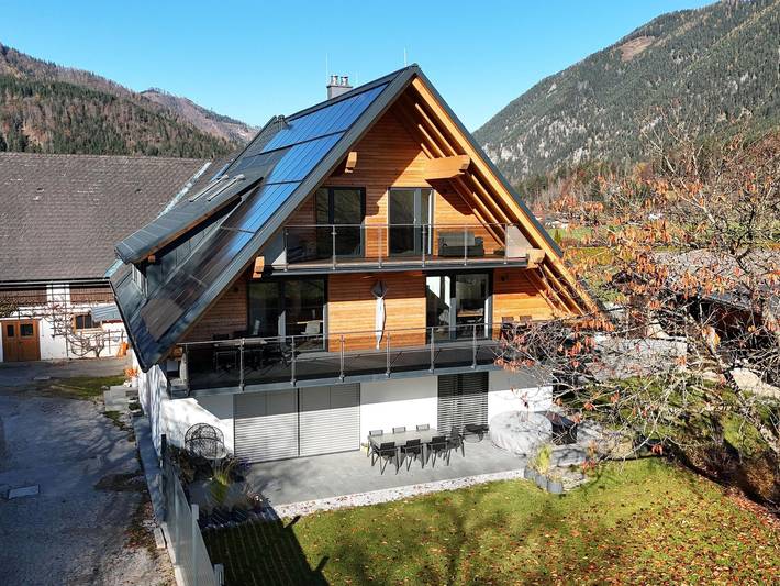 Ferienwohnung für 6 Personen, mit Pool und Whirlpool sowie Garten und Terrasse in Hinterstoder