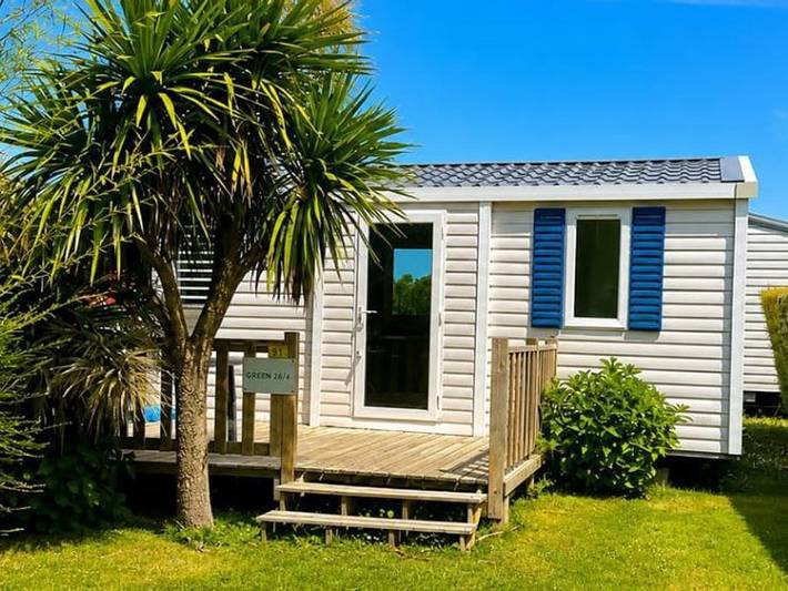 Camping du Golf - Mobilheim 4 personen - Mh2 Green 26 m² in Dives-sur-Mer, Lisieux und Umgebung