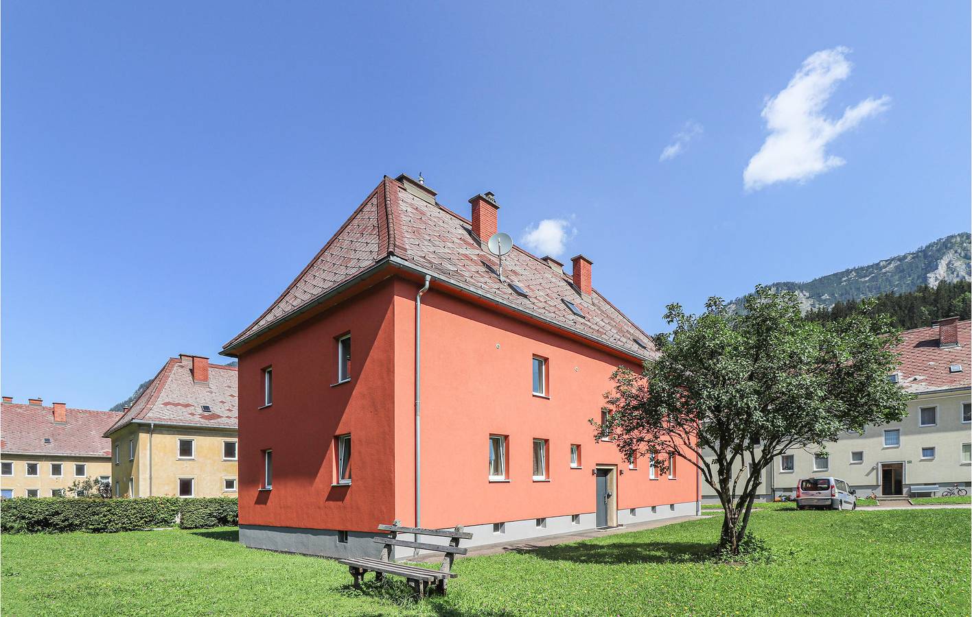 Geräumige 2-Zimmer-Wohnung mit Sauna und Terrasse, 1 km vom Strand entfernt in Eisenerz, Östliche Obersteiermark