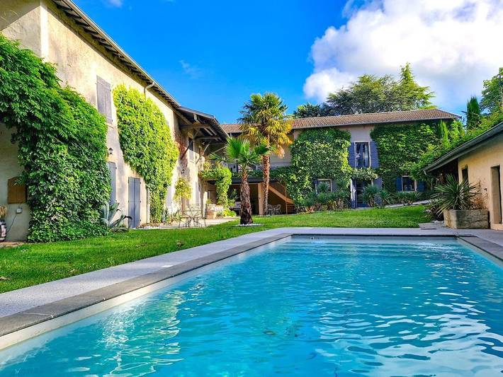 Gîte for 8 people, with pool and balcony as well as garden - 1